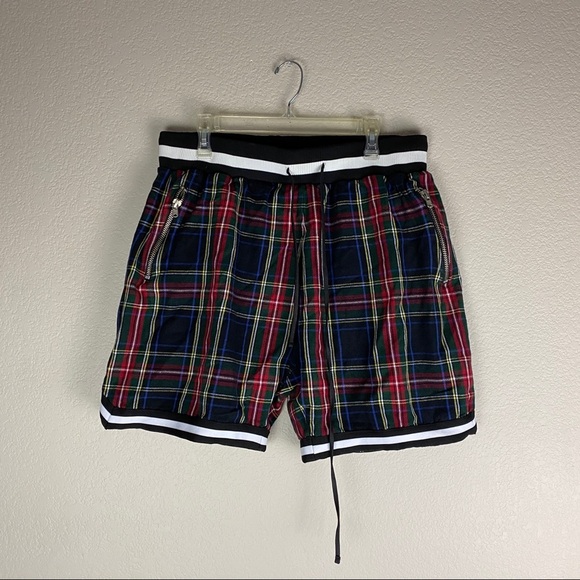MNML Plaid Shorts Mens Size XXL - Picture 1 of 4